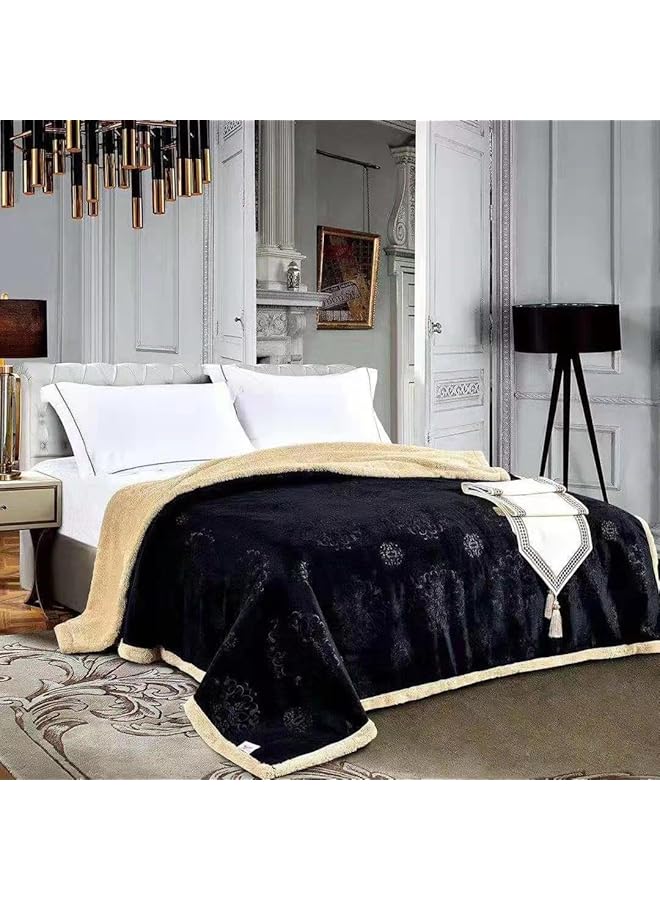 إيروريكس بطانية خفيفة ذات وجهين من كينج سايز 200*220 سم Fh 006 - Image 1