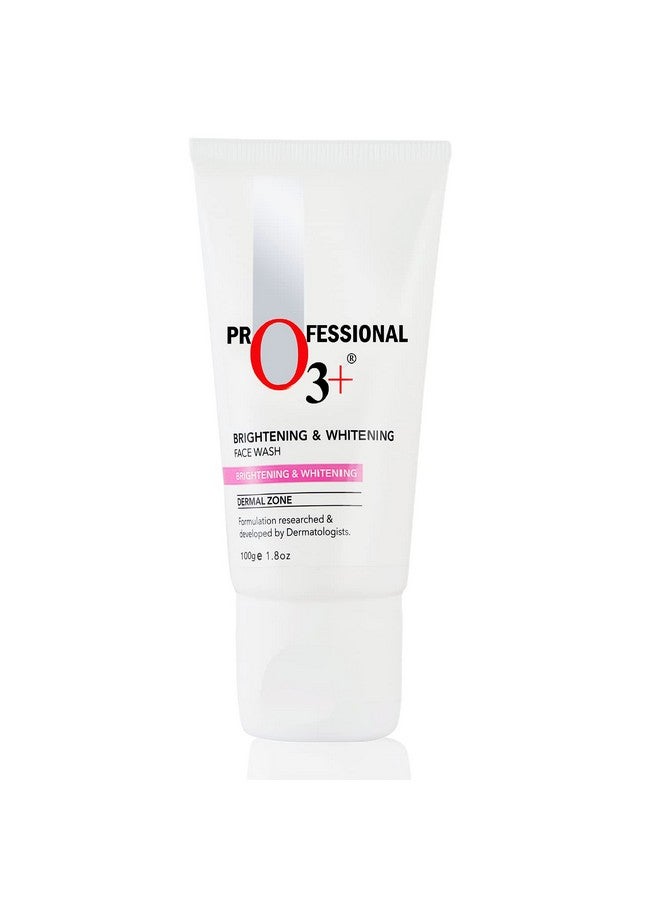 O3+ Brightening & Whitening Face Wash With Cucumber And Aloe Vera Extracts For Sensitive & All Skin Type (100Ml) - Image 1