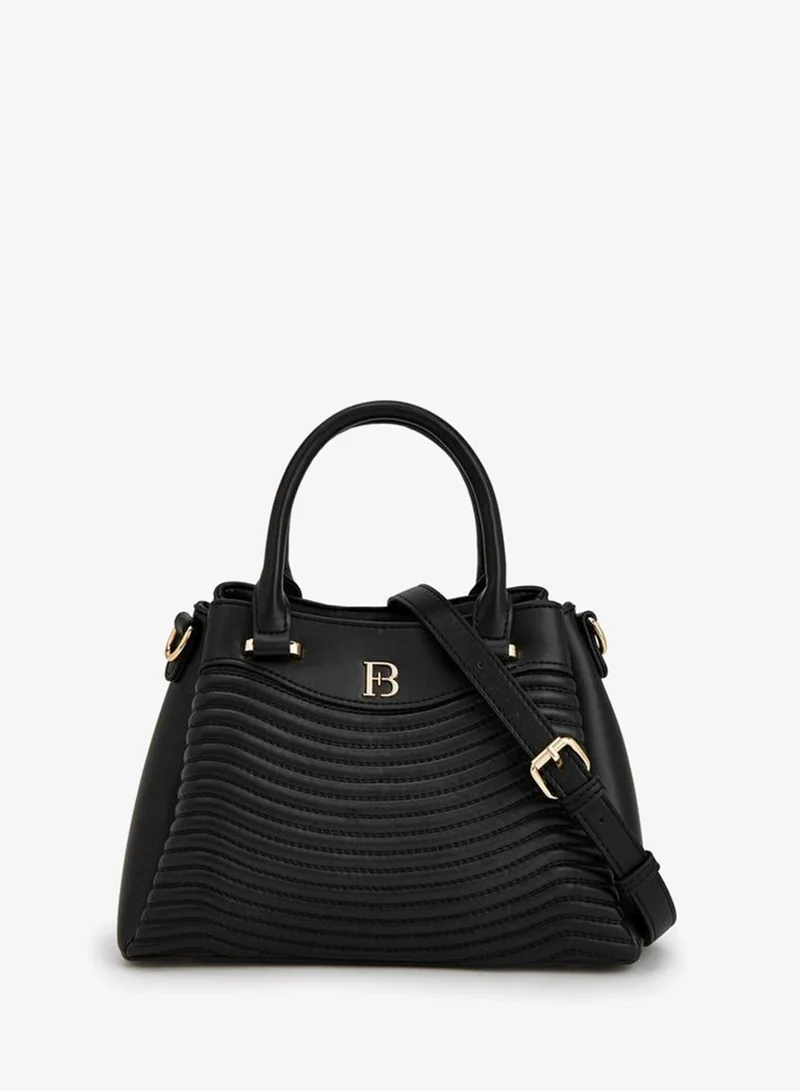 Quilted Tote Bag With Double Handle