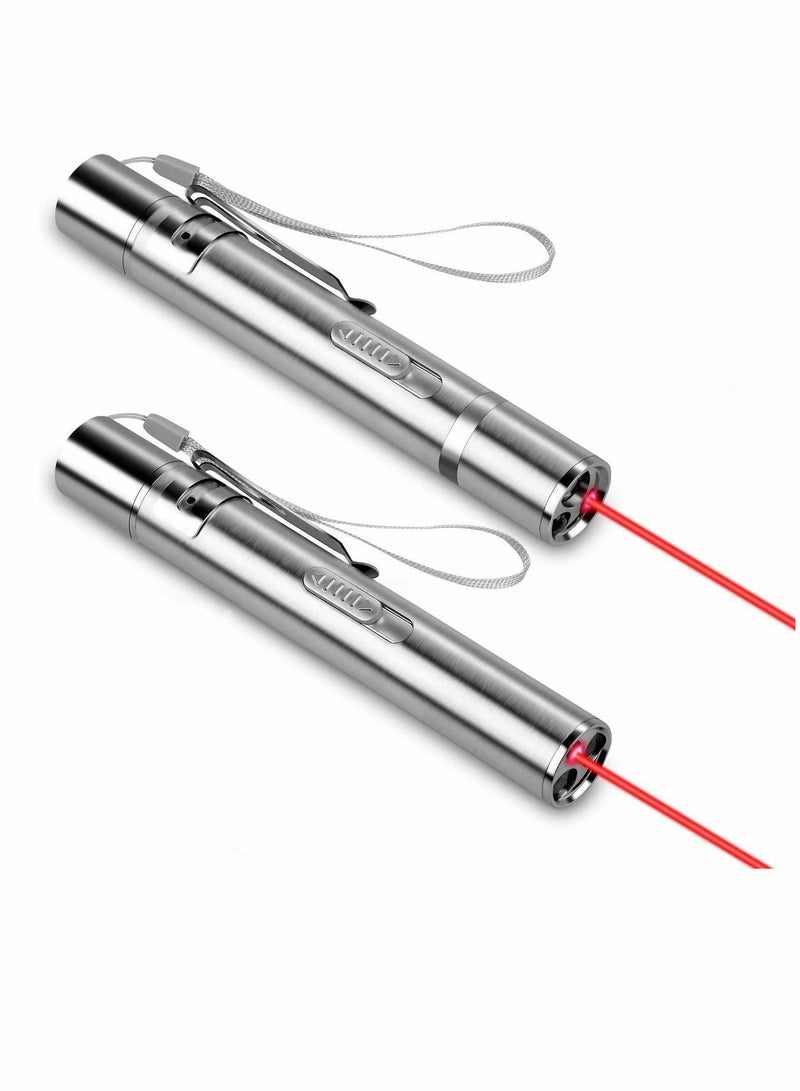 KASTWAVE Cat Chaser Pointer Light Toy Mul-function Patterns Pets Dog Interactive Toys USB Rechargeable UV Flashlight Chaser Toy Pet Scratching Training Tool Kitten Cat Toys - Image 1