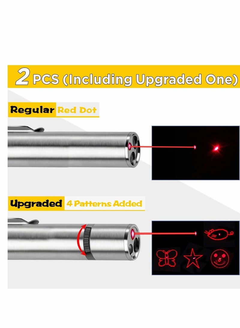 KASTWAVE Cat Chaser Pointer Light Toy Mul-function Patterns Pets Dog Interactive Toys USB Rechargeable UV Flashlight Chaser Toy Pet Scratching Training Tool Kitten Cat Toys - Image 3