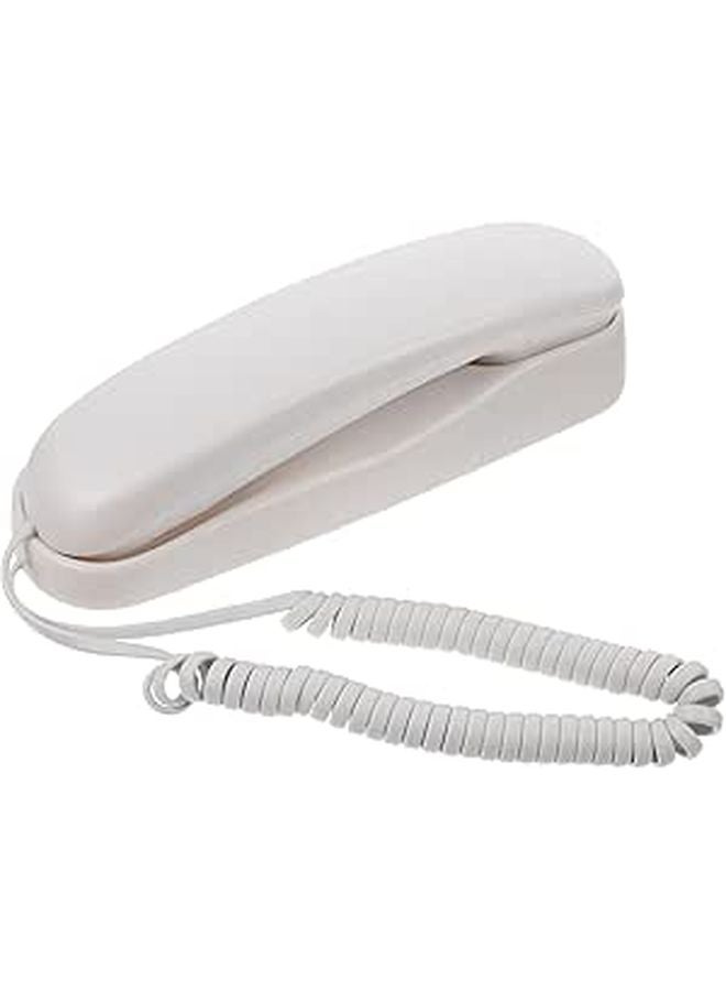 Wall Mounted Corded Telephone For Home Office Hotel With Buttons White - Image 1