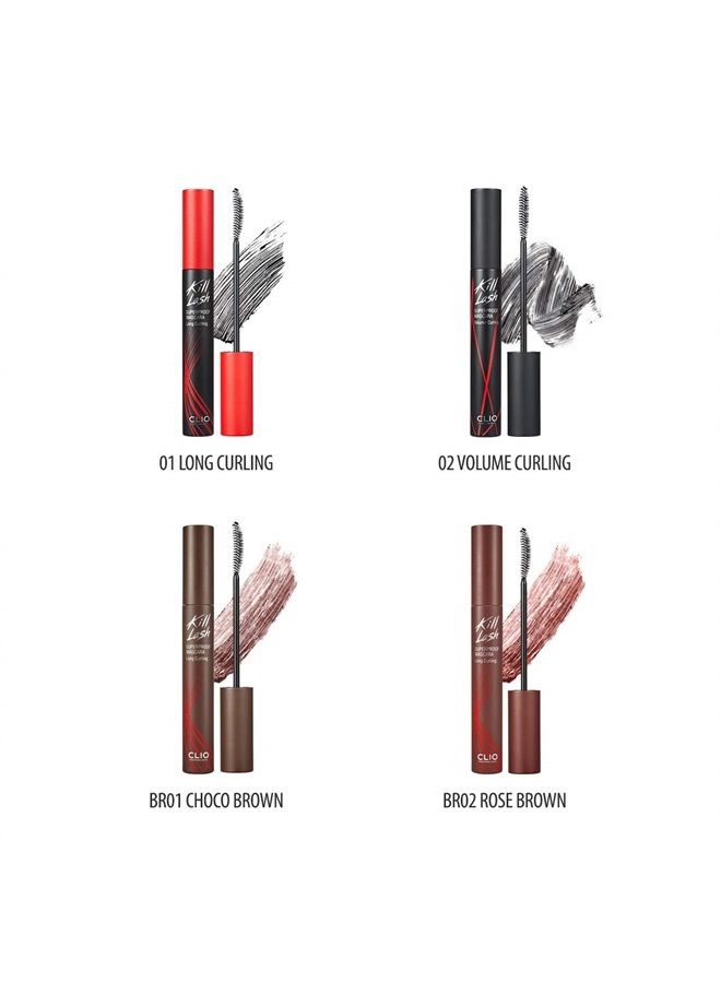 CLIO PROFESSIONAL ماسكارا كليو كيل لاش سوبر بروف، فائقة التكثيف، مقاومة للتلطخ، خالية من الكتل، تثبيت التجعيد، تدوم طويلاً، 0.24 أونصة سائلة (002 أسود مكثف) - Image 5