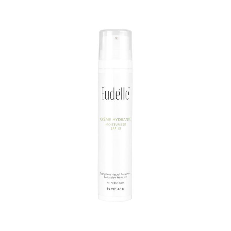 Eudelle Crme Hydrant Moisturizer Lotion with spf 15  complex of amino acids and ceramides with niacinamide for all day hydration with collagen boosting  reducing wrinkels moisturizer for indoor - Image 2
