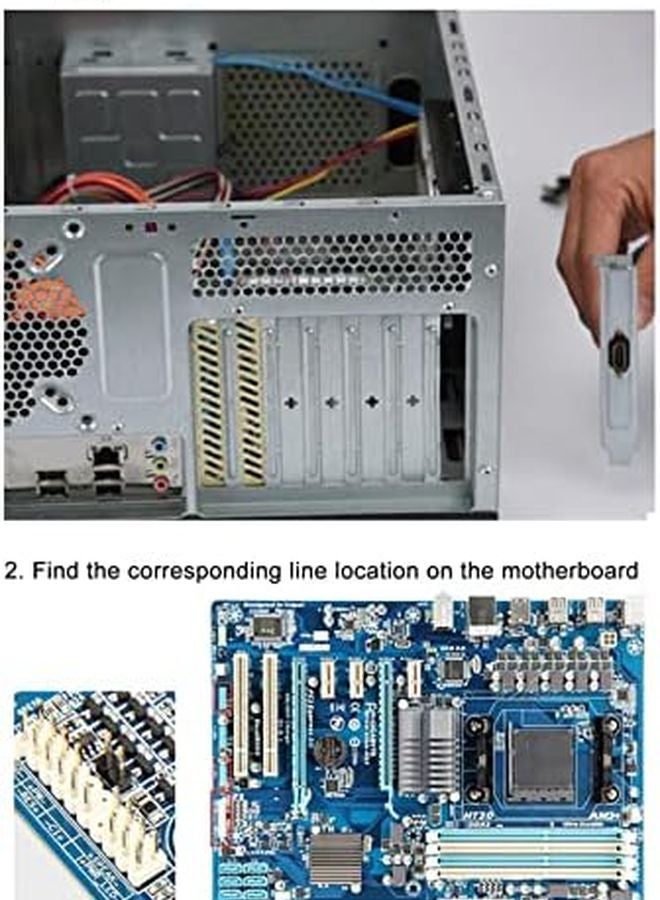 Dual PC Desktop Computer with Sturdy ABS Material Remote Installation - Image 3