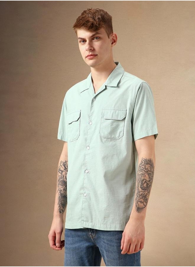 Dennis Lingo Regular Fit American Silver Cotton Shirt – Classic and Comfortable  - Image 2