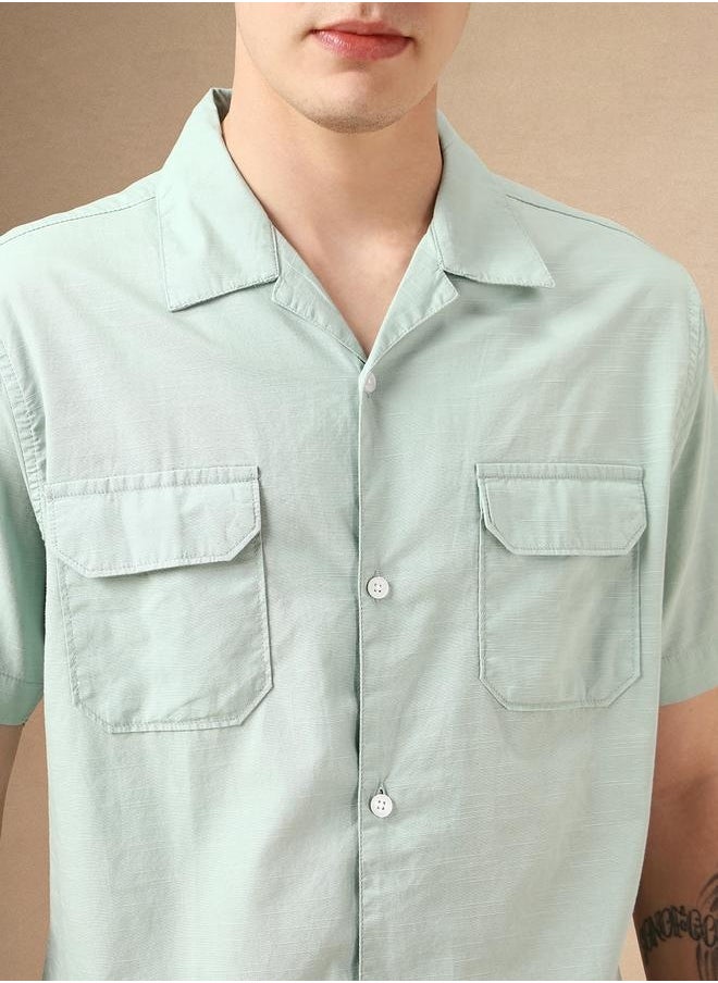 Dennis Lingo Regular Fit American Silver Cotton Shirt – Classic and Comfortable  - Image 5