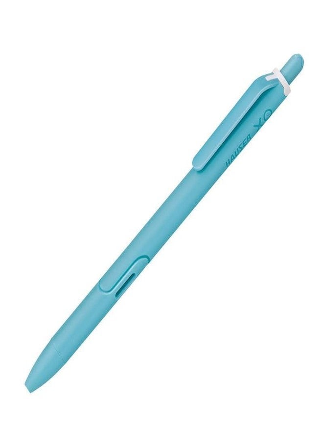 Hauser XO RT Retractable Ball Pen | Sleek Body & Minimalistic Design | Matt Finish & Solid Body Type | Low Viscosity Ink With Ultra Durable Tip | Blue Ink, Set Of 10 - Image 3