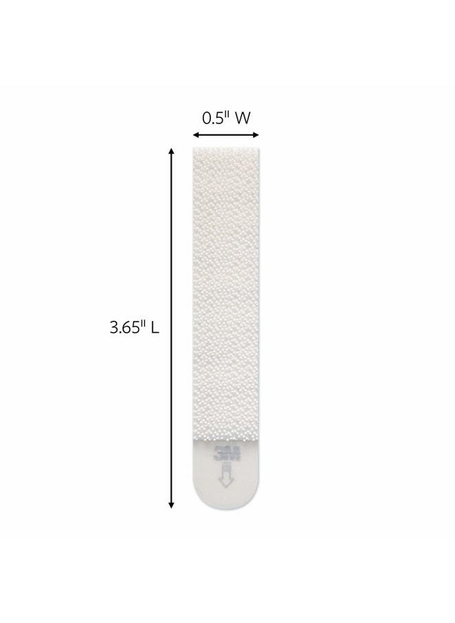 Command - Narrow Picture Hanging Strips, White, 4-Pairs, Holds up to 12 lbs. - Image 1