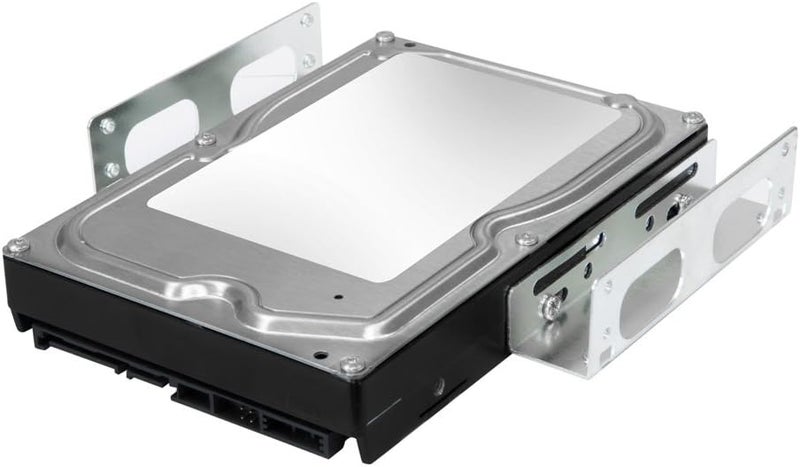 KingWin SSD Hard Drive Mounting Kit Internal, Convert Any 3.5” Solid State Drive / HDD Into One 5.25 Inch Drive Bay. Mounting Screws Included, Quick and Easy Installation [HDM-229] - Image 1