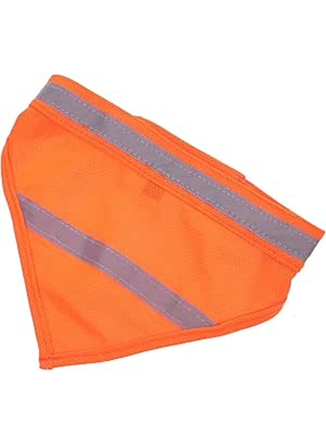 KESYOO Reflective Pet Scarf Fluorescent Safety Bandana For Dogs Soft Breathable Neckerchief Striped Fashionable Night Travel Accessory Nocturnal Animals High Visibility - Image 1