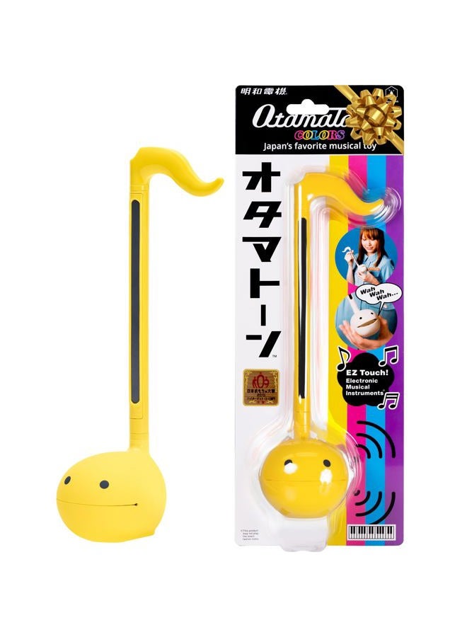 Otamatone آلة موسيقية إلكترونية يابانية محمولة كلاسيكية [النسخة الإنجليزية] صفراء من مايوا دينكي للأطفال والبالغين هدية - Image 1