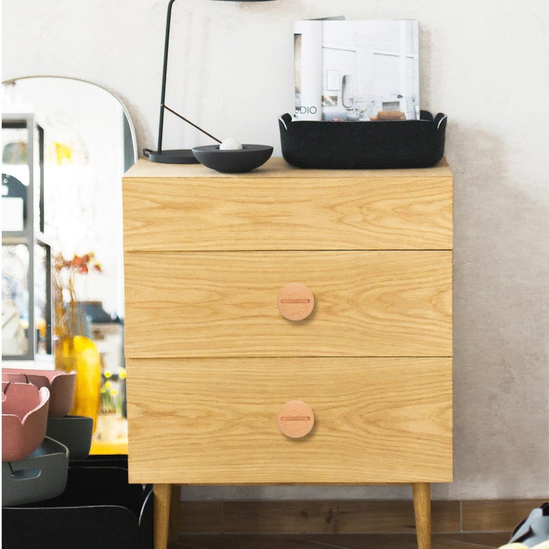 Beech Wood Cabinet Knobs Modern Minimalist Pull Handles for Dressers Kitchen Drawers Nursery Furniture - Image 5