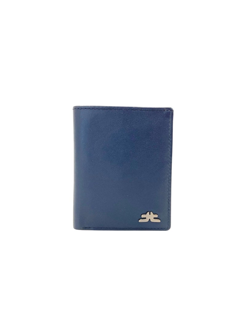 LAVERI LEATHER Slim Top Zipper Cards Holder Genuine Leather RFID # 1654 - Image 2
