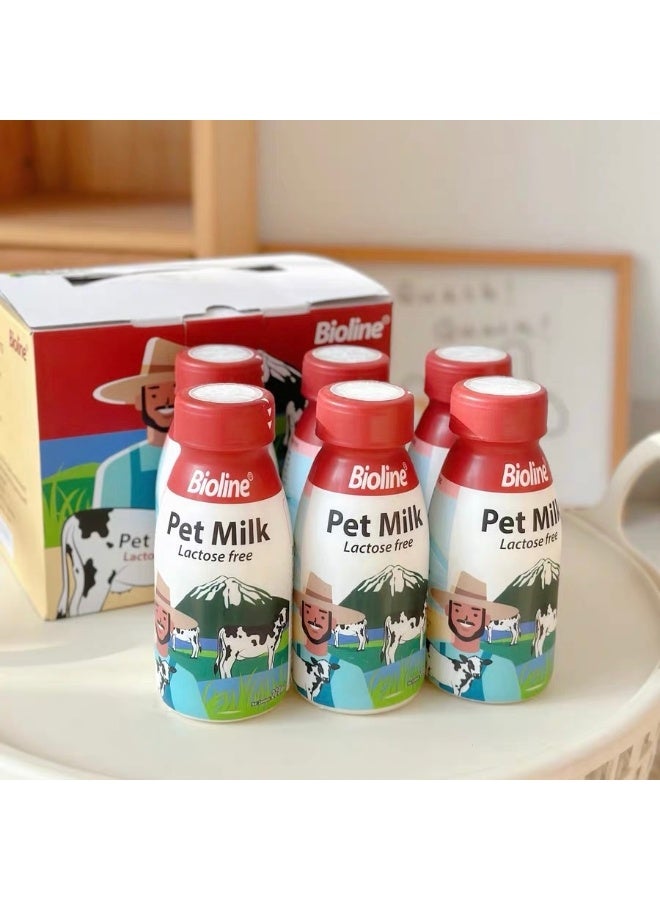 بايولاين حليب بيولاين للحيوانات الأليفة خالي من اللاكتوز 220 مل للقطط والكلاب سهل الهضم ومغذي - Image 2