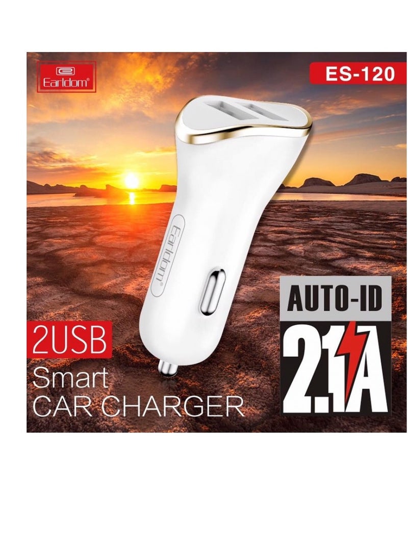 earldom smart car charger 2 usb 2.1A - Image 1