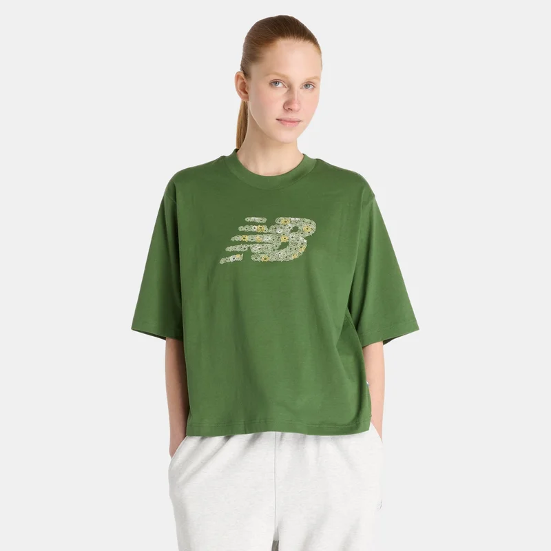 New Balance Women's Flower Logo Sweatshirt