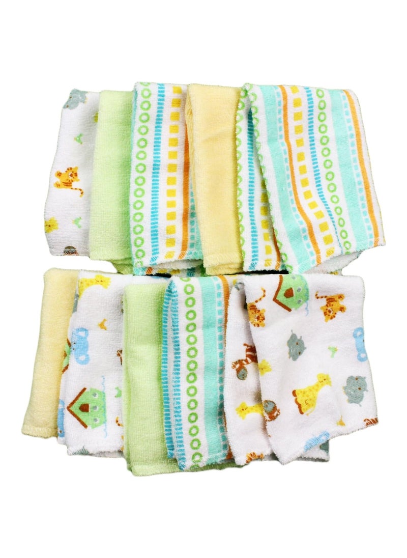 Spasilk Pack Of 10 Soft Terry Washcloth  - Image 3