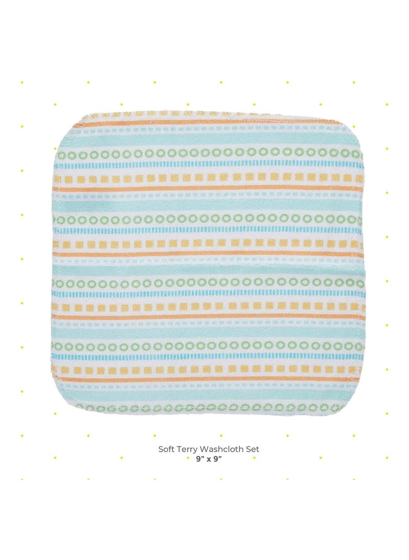Spasilk Pack Of 10 Soft Terry Washcloth  - Image 2