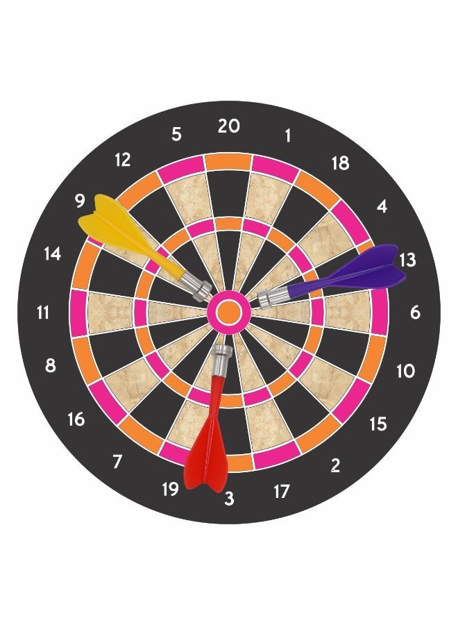 Chanak 8.8-Inch Magnetic Dart Board with 3 Magnetic Darts – Safe & Fun Game for Kids - Image 2