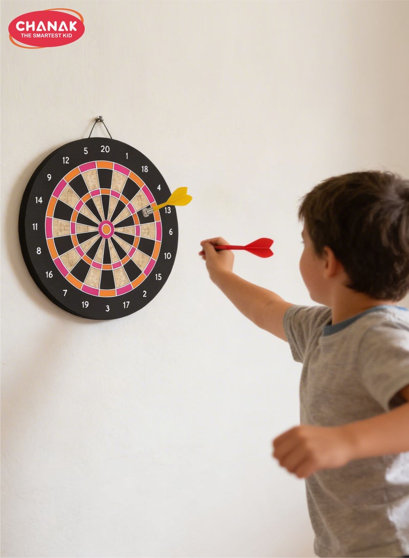 Chanak 8.8-Inch Magnetic Dart Board with 3 Magnetic Darts – Safe & Fun Game for Kids - Image 1