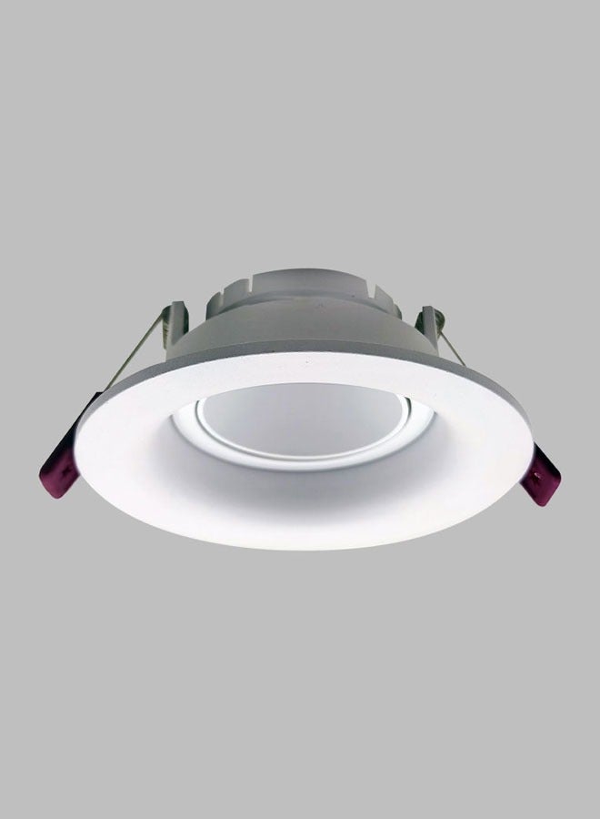 ٍSiera Light Circular Fixed Single Aluminum Spotlight Frame, with PC. H602 RD
