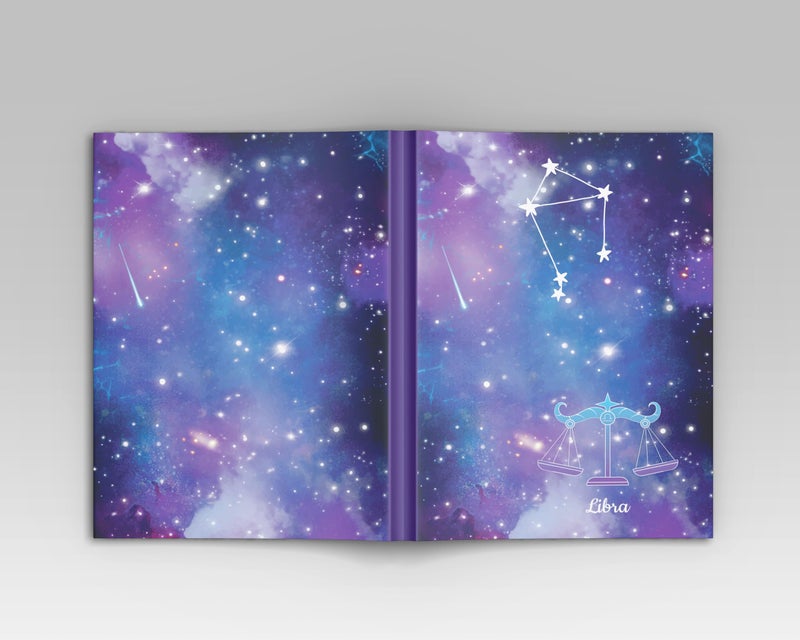 AccuPrints A5 Premium Soft Bound Notebook Size 5.8 * 8.25 inches Diary for Girls and Women (144 Ruled Pages with planner, 80 GSM) (Libra zodiac signs) - Image 5