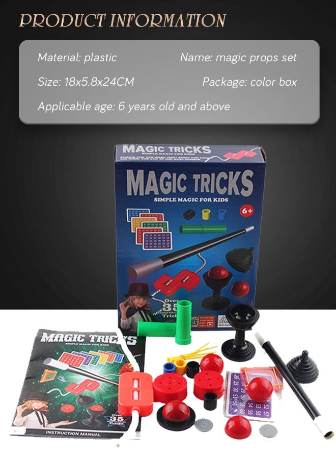 GROIC Simple Magic Kit for Kids Amazing Tricks Magic Set for Children Including Mystical Cards Wand and More - Image 4