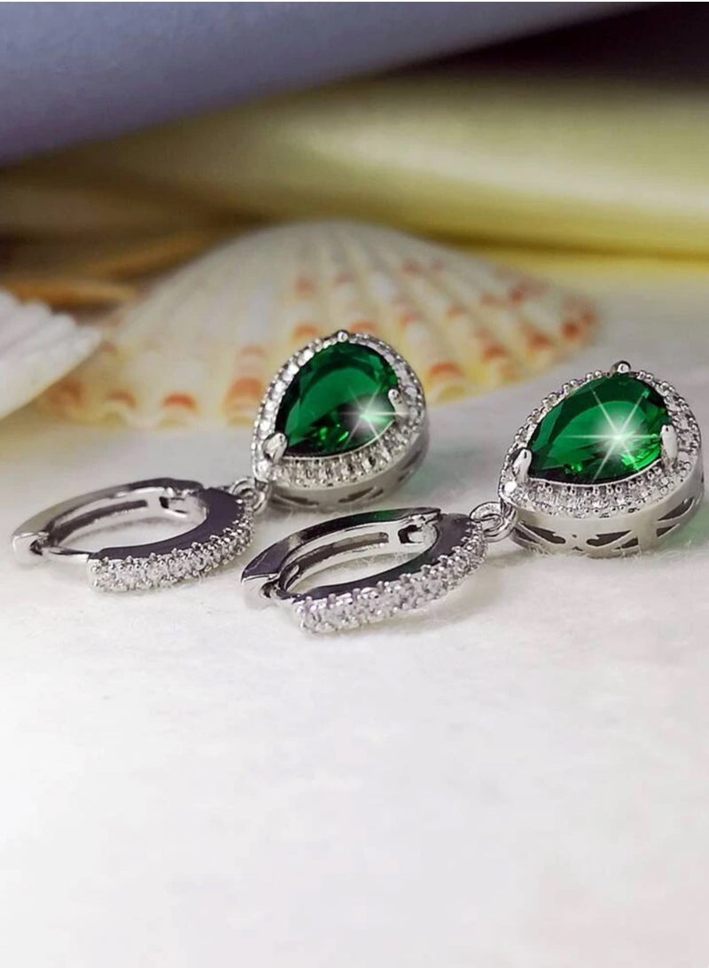 إيكوال حلق اذن نسائي مرصع بالزركون عالي الجودة - Image 2