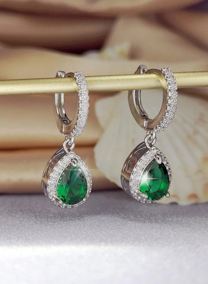 إيكوال حلق اذن نسائي مرصع بالزركون عالي الجودة - Image 1