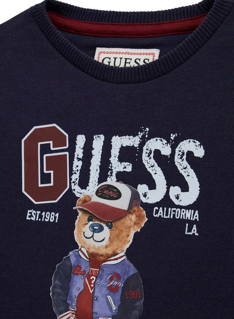 GUESS Kids Crew Neck Sweatshirt