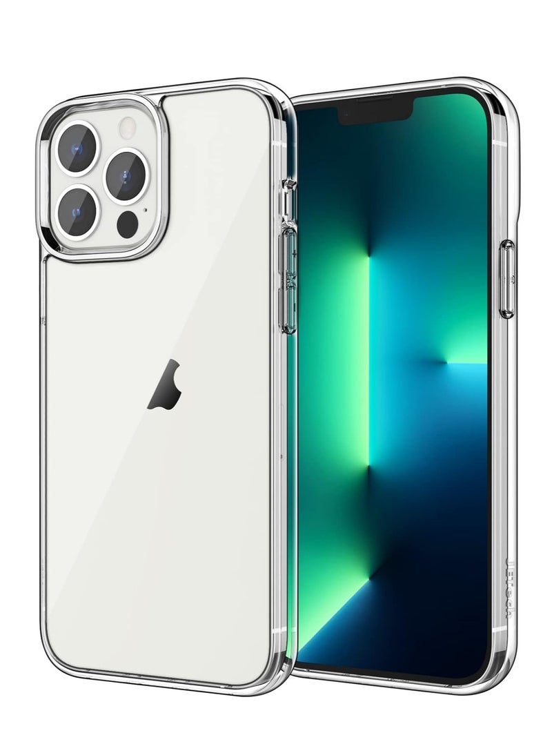 جيرفور جراب موبايل ايفون 13 برو ماكس (iPhone 13 Pro Max) مضاد للصدمات, غطاء حماية مضاد للخدش, مصنوع من البولي يورثين الحراري عالي الجودة - شفاف - Image 3