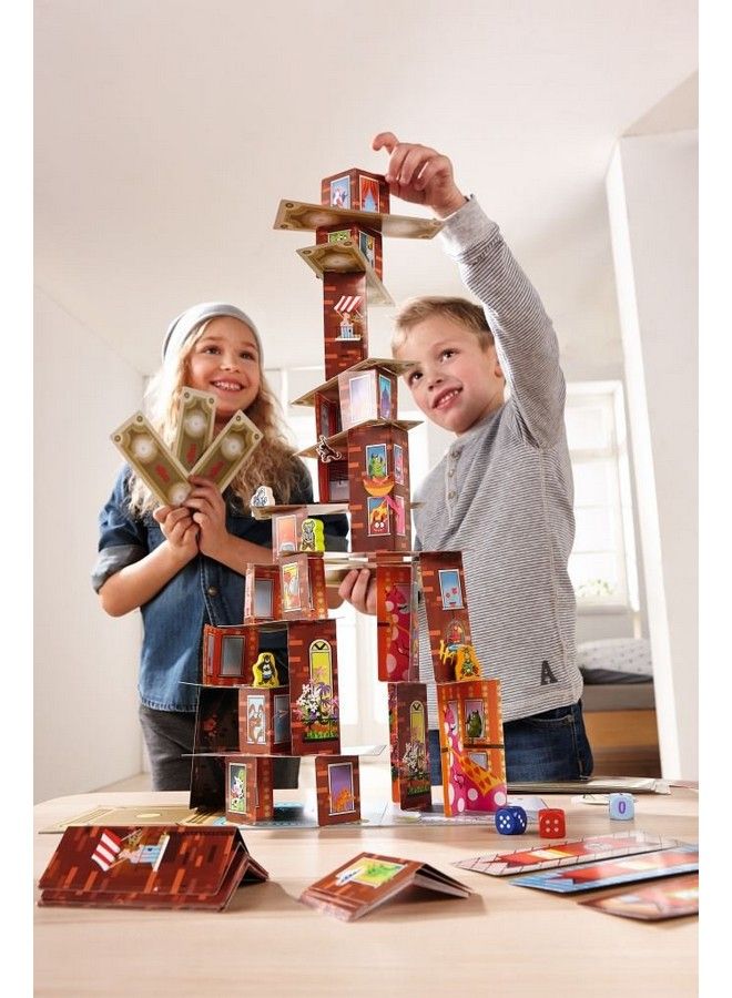 HABA Rhino Hero Super Battle A Turbulent 3D Stacking Game Fun For All Ages (Made In Germany) - Image 3