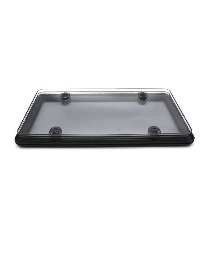 NIBEMINENT 2-Piece License Plate Shield Cover And Frame  - Image 2