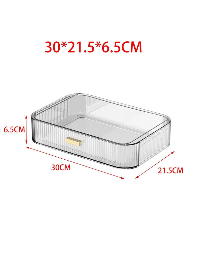 Phoenix Acrylic Makeup Organizer , Bathroom Vanity Organizers and Storage, Ideal for Desk and Dresser Countertops, Great for Cosmetics, skincare, Lipsticks(1Drawer) - Image 2