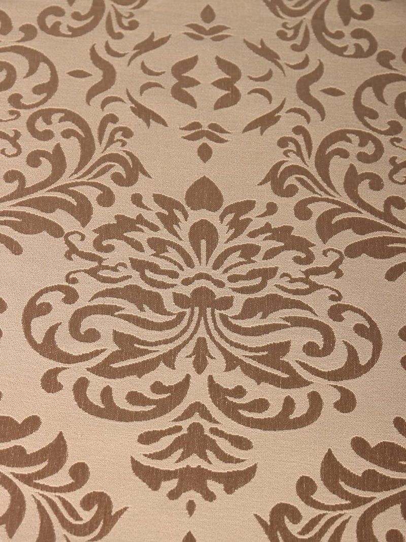 Home - The Best is for You Cotton Table Runner with Woven Damask Design (Gold, 13X60 Inch) - Pack of 1 - Image 4