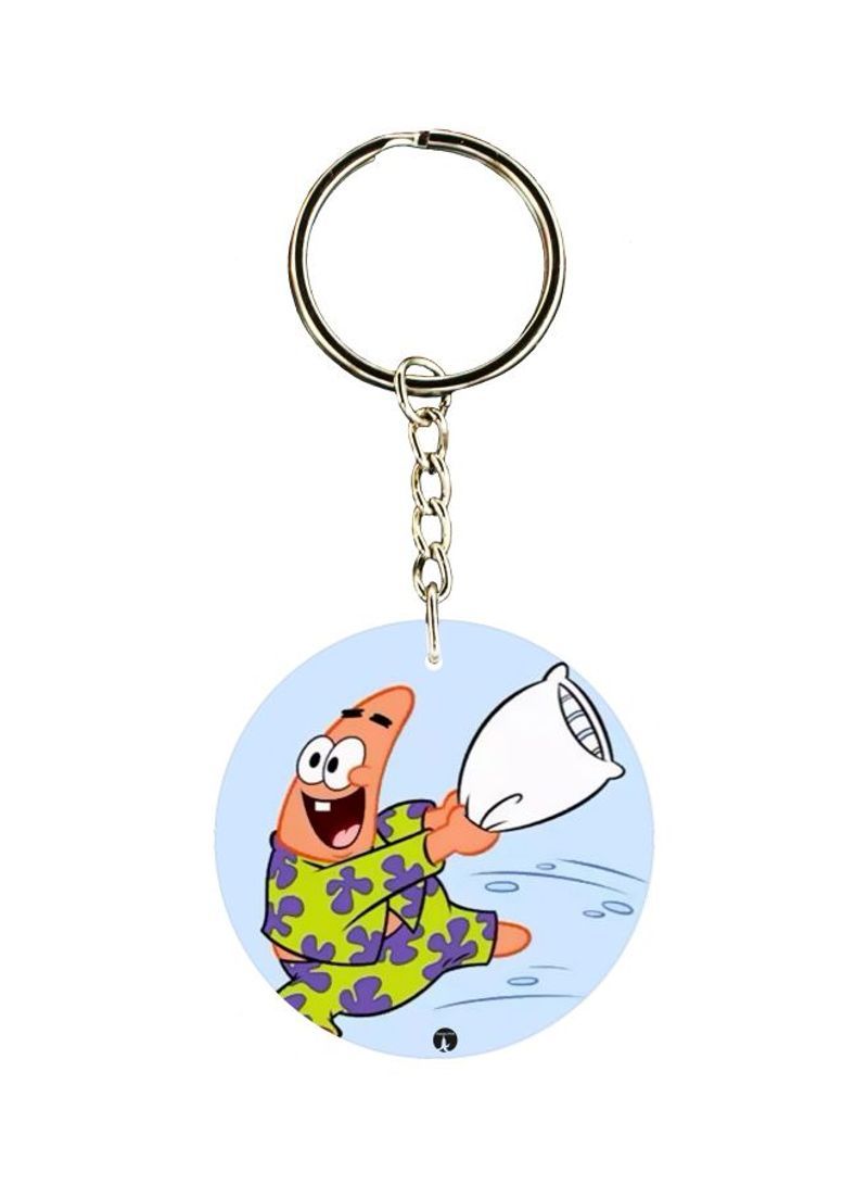 RKN Cartoon Character Printed Keychain