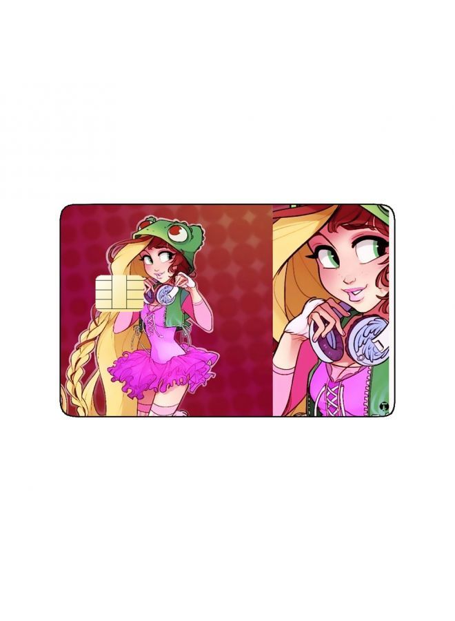 RKN PRINTED BANK CARD STICKER Animation Rapunzel From Tangled By Disney - Image 2