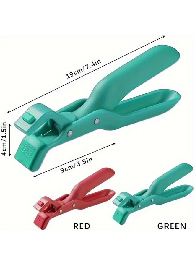 16 Pack Anti Scald Bowl Holder Clips Heat Resistant Tongs For Kitchen Bowls Pans Oven Dishes Hot Dish Handling Cooking Easygrip Handles Practical Design Sturdy Construction Nonslip Grip Baking Tools Home Cooks Food Service - Image 2