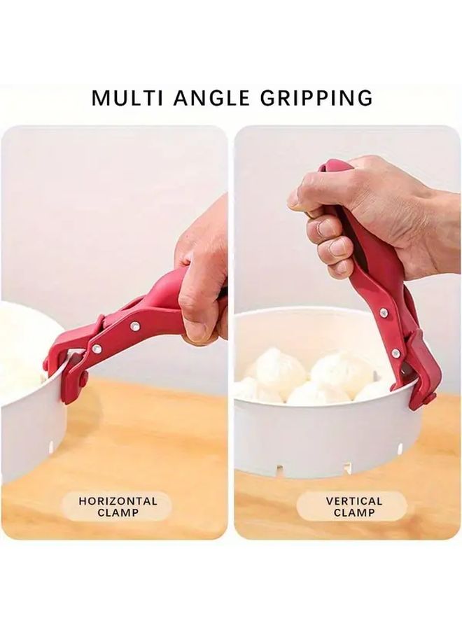 16 Pack Anti Scald Bowl Holder Clips Heat Resistant Tongs For Kitchen Bowls Pans Oven Dishes Hot Dish Handling Cooking Easygrip Handles Practical Design Sturdy Construction Nonslip Grip Baking Tools Home Cooks Food Service - Image 4