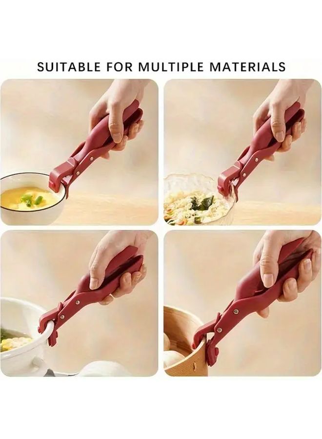 16 Pack Anti Scald Bowl Holder Clips Heat Resistant Tongs For Kitchen Bowls Pans Oven Dishes Hot Dish Handling Cooking Easygrip Handles Practical Design Sturdy Construction Nonslip Grip Baking Tools Home Cooks Food Service - Image 5