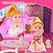 Doloowee DIY Dolls House for Girls  4Level 10Room Villa with 2 Dolls 4 Dogs  Rich Accessories DollsHouse Toys for Kids 48 Years Old - Image 4