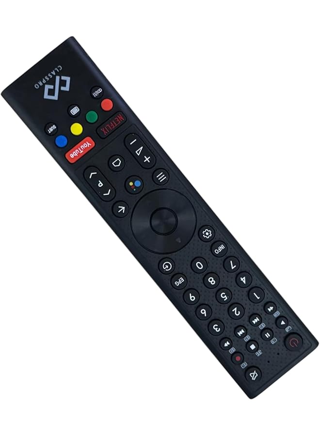 erorex Replacment Remote Control Compatible For Classpro Lcd Led Tv - Image 4