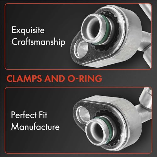 A-Premium مجموعة خرطوم تصريف مكيف A-Premium متوافقة مع فورد تورس فليكس 2009-2012، تورس X 2009، لينكولن MKS 2009-2013، MKT، ميركوري سابل، من الضاغط إلى المكثف - Image 3