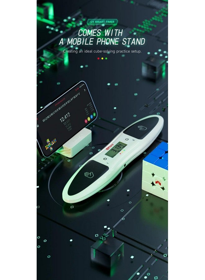 CuberSpeed Cuberspeed QiYi Smart Timer for 3x3 Speed Cube Puzzle 3x3 Magic Cube Timer  - Image 2
