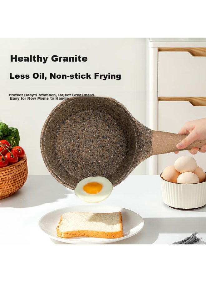 Amercook Alfitai Non-stick Milk Pot, Baby Food Pot, Almi Noodle Cooker, Milk Heating Pot, Specially Designed For Gas Stove And Induction Cooker - Image 1