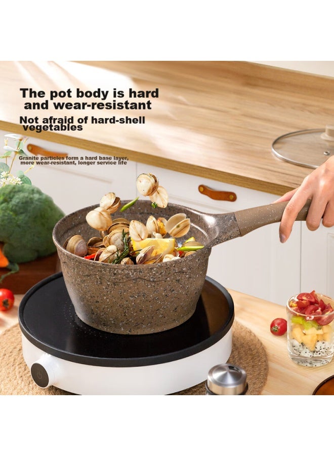 Amercook Alfitai Non-stick Milk Pot, Baby Food Pot, Almi Noodle Cooker, Milk Heating Pot, Specially Designed For Gas Stove And Induction Cooker - Image 2