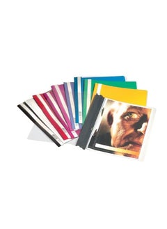Durable 10-Piece Clear View File Folder Black  - Image 4