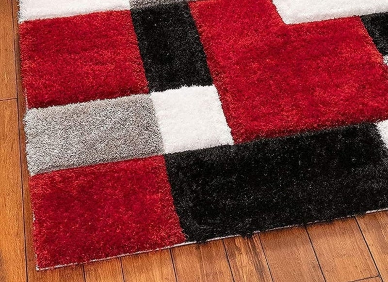 FRESH FROM LOOM Royal Heritage Edition Large 48x72 Inch Carpets for Home,Premium Shaggy Fur Rug Runner,Anti-Skid Bedroom Carpet,Premium Carpets for Living Area Office Sofa Room(4x6 feet),Multicolor - Image 3