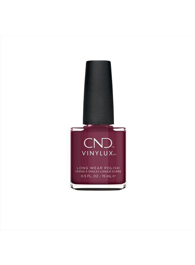 CND Vinylux Longwear Red Nail Polish, Gel-like Shine & Chip Resistant Color, Decadence #111, 0.5 Fl Oz - Image 1